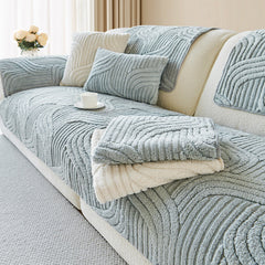 Bohemian Non-slip Plush Sofa Cover