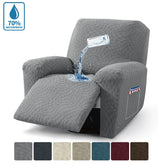 1/2/3 Seater Waterproof Stretch Jacquard Recliner Chair Covers