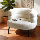 Modern Teddy Velvet Accent Chair And Vanity Chair