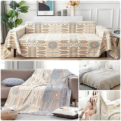 Soft Breathable Cotton Gauze Boho Blanket