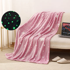 Flannel Glow in The Dark Throw Blanket
