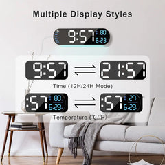 14in Large Digital Wall Clock with Remote Control