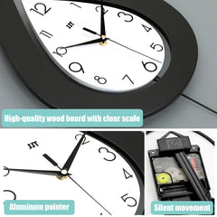Modern Water Drop Type Wall Clock