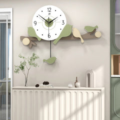 Cuckoo Wall Clock with Light and Pendulum