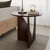 19.7" Nordic Solid Wood Side Table