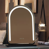 Arched Desktop LED Makeup Mirror