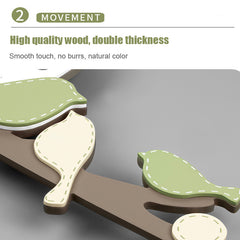 Cuckoo Wall Clock with Light and Pendulum