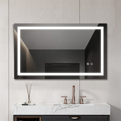 40 inch LED Bathroom Vanity Mirror Anti-Fog Wall Mirror +Dimmer Function