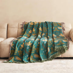 Boho Breathable Cotton Throw Blankets All Season