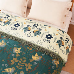 Boho Breathable Cotton Throw Blankets All Season