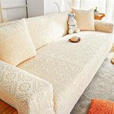 Bohemian Jacquard Sofa Cover, Anti-cat scratching All-season Couch Cover