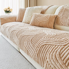 Bohemian Non-slip Plush Sofa Cover