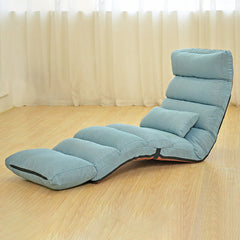 Adjustable Lazy Sofa Lounger Chair for Gaming, Reading, with Pillow
