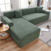 Jacquard Plush Thick Stretch Sectional Couch cover