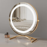 Rechargeable Makeup Mirror with Lights by Touch Control
