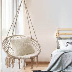 Macrame Hanging Swing Chair with Hardware Kits
