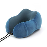 Adjustable Memory Foam Travel Pillow with Storage Bag