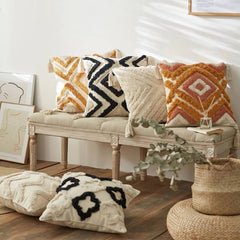 Boho Decorative Pillows & Pillow Covers for Bed Couch