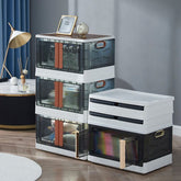 Large Capacity Folding Storage Bin with Lids-3 Packs, 13Gal