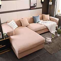 Stretchable Rhombus Jacquard Sofa Cover