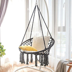 Macrame Hanging Swing Chair with Hardware Kits