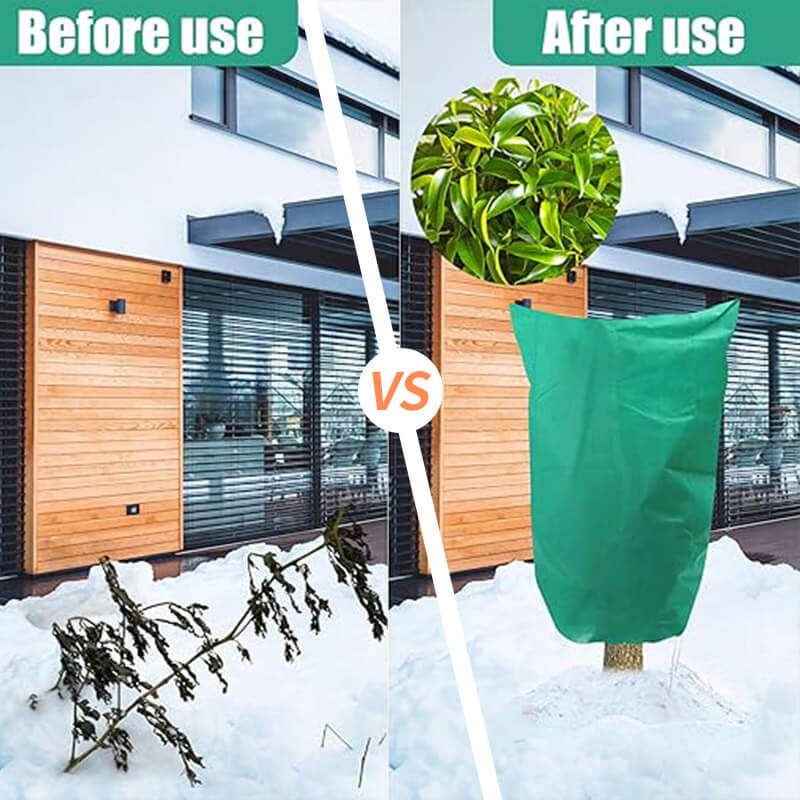 Reusable Plant Covers for Winter with Zipper Drawstring, Tree Covers for Winter, Frost Protection for Plants – Special Fashion