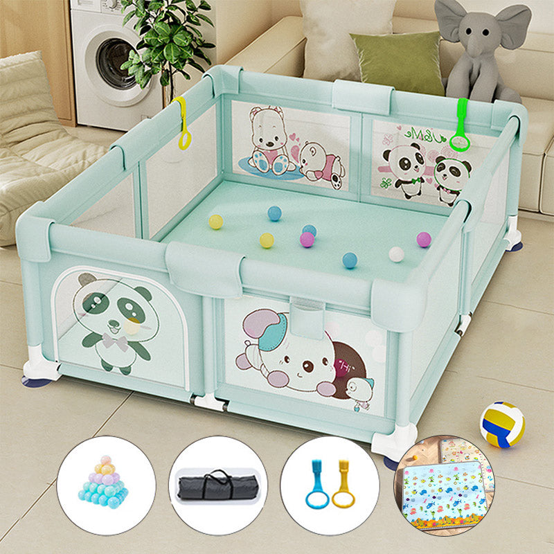 Baby Playpen for Toddlers with Mat and Ocean Balls