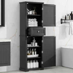 67.3" High Bathroom Storage Cabinet