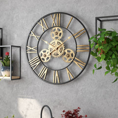 Creative Retro Gear Wall Clock