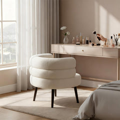 Modern Teddy Velvet Accent Chair And Vanity Chair