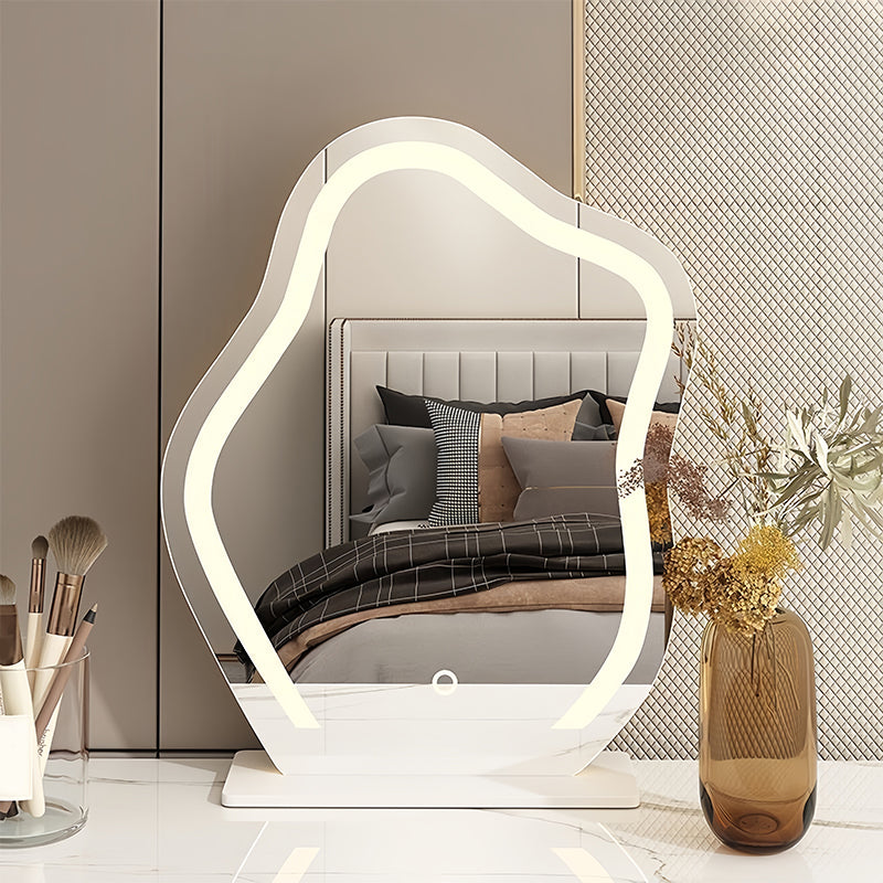 Cloud Shape Desktop LED Makeup Mirror