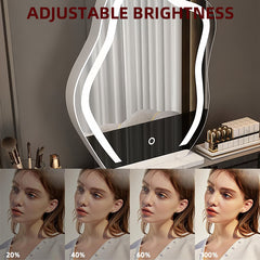 Cloud Shape Desktop LED Makeup Mirror