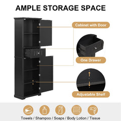 67.3" High Bathroom Storage Cabinet