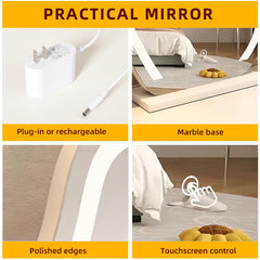 Cloud Shape Desktop LED Makeup Mirror