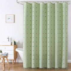 Waterproof Boho Shower Curtain with Hooks
