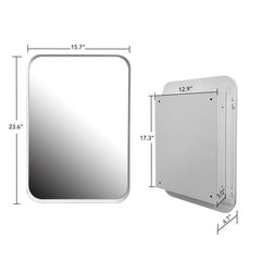 16x24 Inch Recessed Medicine Cabinet with Mirror