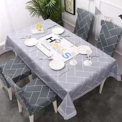 Rectangle Printed Tablecloth& Chair Covers
