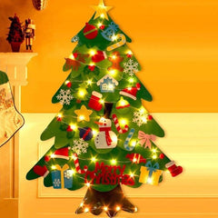 Felt Christmas Tree for Kids Wall