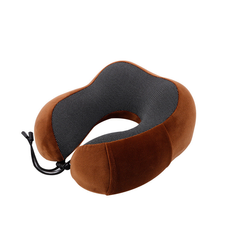Adjustable Memory Foam Travel Pillow with Storage Bag