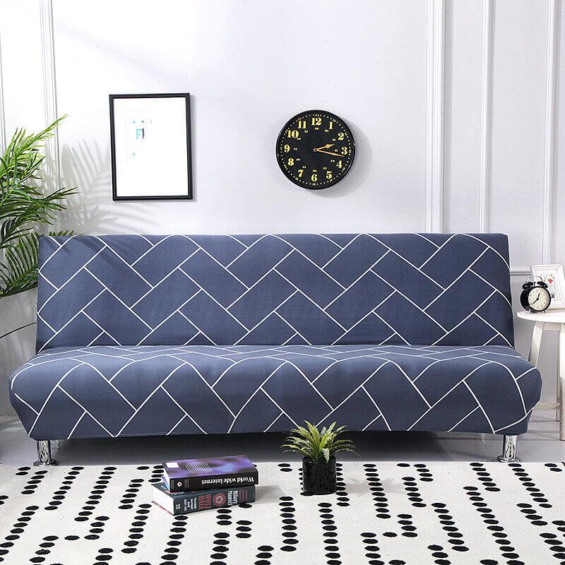 Fashion Printing Armless Sofa Cover