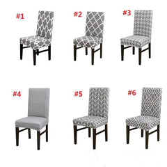 Soft spandex Gray Chair Cover