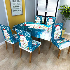 Washable Dust-Proof Christmas Chair and Table Covers