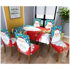 Washable Dust-Proof Christmas Chair and Table Covers