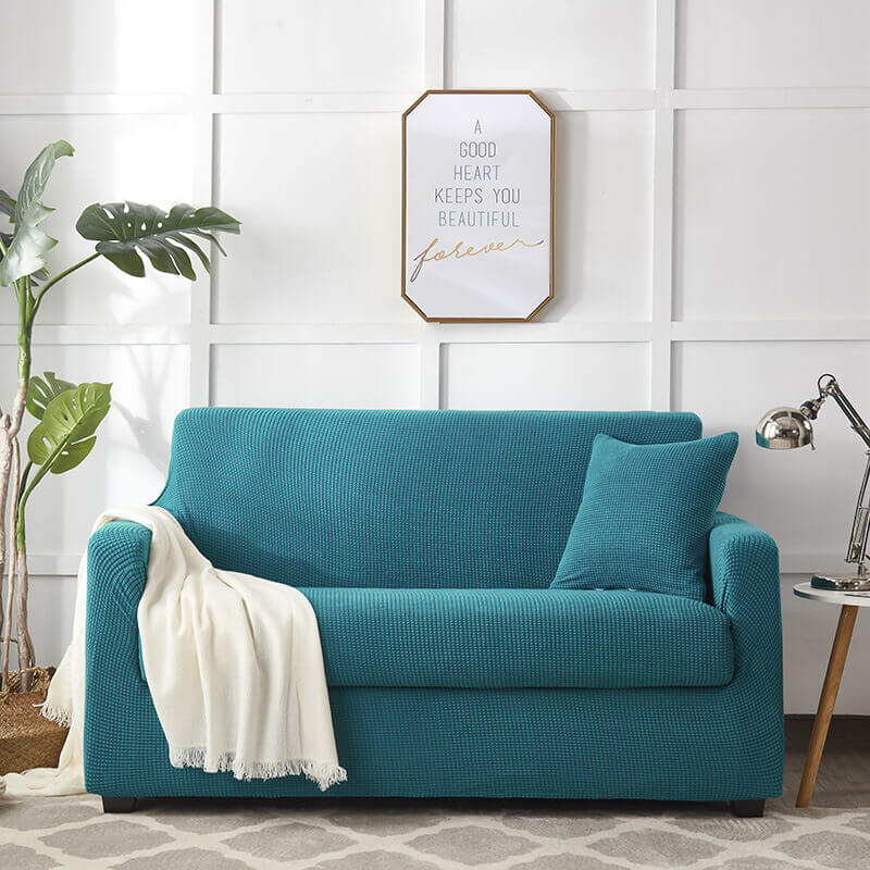 2-piece Stretch Jacquard couch covers with Individual Seat Cushion Cover