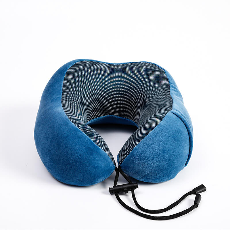 Adjustable Memory Foam Travel Pillow with Storage Bag