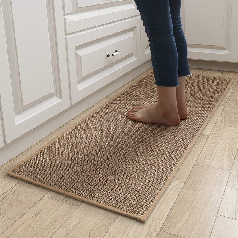 Woven Indoor Door Mats, Absorbent Entrance Front Door Mat, Rubber