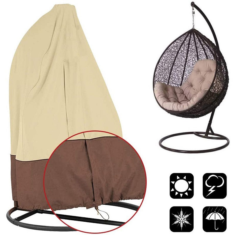Waterproof Egg Chair Covers with Zipper