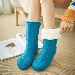 Extra-warm Fleece Indoor Slipper Socks