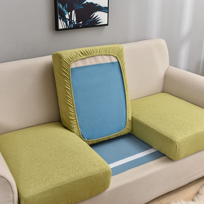 Stretch Sofa Seat Cushion Covers 1-3 Seats Cushion Slipcovers Couch  Protectors