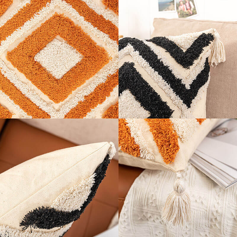 Boho Decorative Pillows & Pillow Covers for Bed Couch